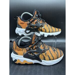 Nike React Presto Mens Running Shoes Tiger Animal Print CN7664-800 Size 7